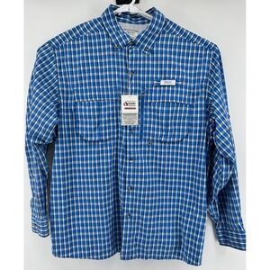 Gander Mountain Guide Series Long Sleeve Button Down Blue‎ Men's Size 2XL